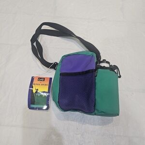 Shoulder Tote w/ Insulated Bottle Holder and Bottle By ROMA SPORT